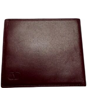 Valentino Garavani Dark Brown Leather Wallet